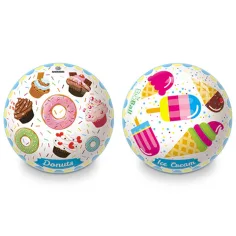 Palla di gomma BioBall 23cm con gelati e ciambelle