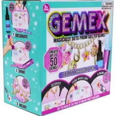 Gemex: Set di creazione di gioielli galassia di gemme in gel