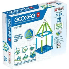 Geomag Green Line Classic gioco di costruzione magnetico 25 pezzi