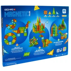 Geomag Magnetic Tiles Gems 60 pezzi gioco di costruzione magnetico immagine 2