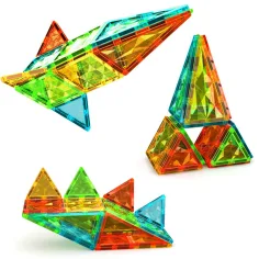 Geomag: Piastrelle Magnetiche Gems set di mattoncini magnetici da 16 pezzi immagine 3