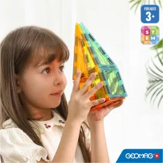 Geomag: Piastrelle Magnetiche Gems set di mattoncini magnetici da 16 pezzi immagine 4