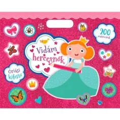 Gigante da colorare – Album da colorare con adesivi delle principesse felici