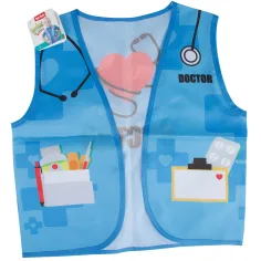 Gilet da dottore blu