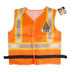 Gilet riflettente da costruttore arancione