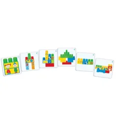 Gioca e impara!: Ascolta e costruisci! Gioco di costruzione con carte educative - D-Toys immagine 2