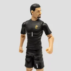 Giocatore di calcio azione figura, 20 cm - Belgio, Courtois con maglia numero 1 immagine 4