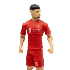Giocatore di calcio azione figura, 20cm - Liverpool Kerkez con maglia numero 6 immagine 2