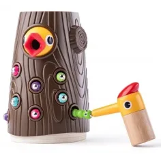 Gioco da tavolo di abilità con picchio magnetico - Woodyland