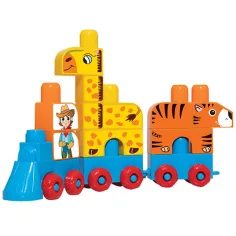 Gioco di costruzione treno safari immagine 2