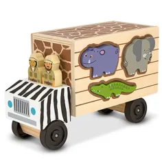 Gioco di incastro a forma di animali in legno - Melissa & Doug immagine 2