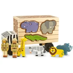 Gioco di incastro a forma di animali in legno - Melissa & Doug immagine 3