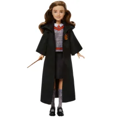 Harry Potter: Bambola Hermione Granger con mantello e bacchetta magica - Mattel immagine 2