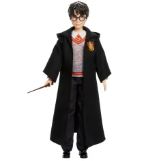 Harry Potter: Harry bambola in mantello con bacchetta - Mattel immagine 2