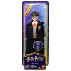 Harry Potter: Harry bambola in mantello con bacchetta - Mattel