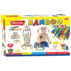 Heroes: Gioco di costruzione con bastoncini di bambù da 300 pezzi