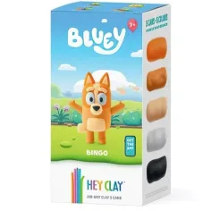 Hey Clay: Bluey set di figure in pasta - Bingo immagine 1