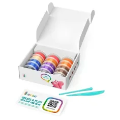 Hey Clay: Grande set di pasta da modellare con applicazione telefonica - Animali della foresta immagine 2