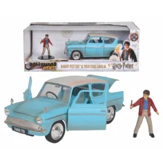 Hollywood Rides - Harry Potter: 1959 Ford Anglia modello di auto in metallo 1/24 - Simba Toys