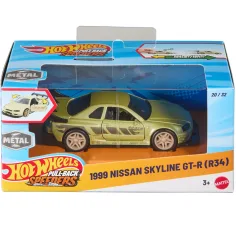 Hot Wheels: 1999 Nissan Skyline GT-R (R34) auto a carica 1/43 - Mattel