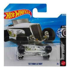 Hot Wheels: '33 Ford Lo Boy auto bianco 1/64 - Mattel