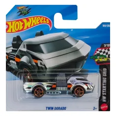 Hot Wheels: Auto Twin Dorado 1/64 - Mattel