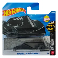 Hot Wheels: Batmobile corazzata nera auto in miniatura 1/64 - Mattel