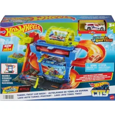 Hot Wheels City: Lavaggio auto con auto che cambia colore - Mattel