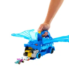 Hot Wheels City: Trasportatore di auto Drago - Mattel immagine 2