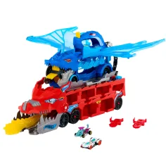 Hot Wheels City: Trasportatore di auto Drago - Mattel immagine 4