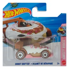 Hot Wheels: Donut Drifter auto bianco 1/64 - Mattel