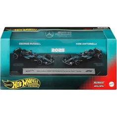 Hot Wheels F1 Macchinina 2-pack - Mercedes: Antonelli + Russell - Mattel
