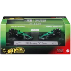 Hot Wheels F1 Macchinina 2-pack - Sauber: Hulkenberg + Bortoleto - Mattel