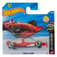 Hot Wheels: Ferrari F2004 auto in miniatura 1/64 - Mattel