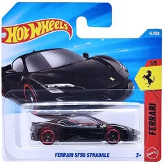 Hot Wheels: Ferrari SF90 Stradale nera macchina in miniatura 1/64 - Mattel
