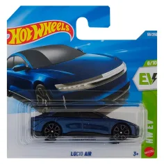 Hot Wheels: Lucid Air blu macchina in miniatura 1/64 - Mattel