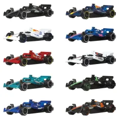 Hot Wheels Macchinine: Set di 10 Pezzi F1 - Mattel immagine 2