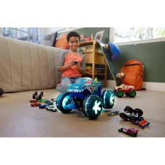 Hot Wheels Monster Trucks: Auto mostruoso interattivo Mega Wrex radiocomandato - Mattel immagine 3