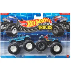 Hot Wheels Monster Trucks: Bigfoot contro Bigfoot Bite set di 2 auto 1/64 - Mattel