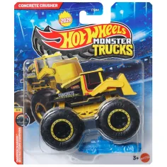 Hot Wheels Monster Trucks: Concrete Crusher macchina in miniatura 1/64 – Mattel