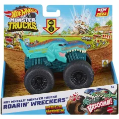 Hot Wheels Monster Trucks: Mega Wrex auto mostruoso con effetti luminosi e sonori 1/43 - Mattel