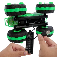 Hot Wheels Monster Trucks Radiocomandato Amphibious Great Bite 1/15 - Mattel immagine 5