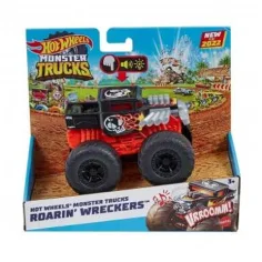 Hot Wheels: Monster Trucks Roarin' Wreckers macchina giocattolo con luce e suono 1/43