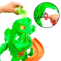 Hot Wheels Monster Trucks Slime Monster Caos Pista - Mattel immagine 3