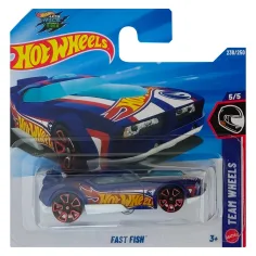 Hot Wheels: Pesce Veloce blu macchina 1/64 - Mattel