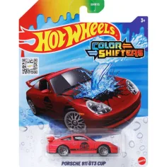 Hot Wheels: Porsche 911 GT3 Cup auto giocattolo cambiacolore 1/64 - Mattel