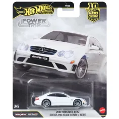 Hot Wheels Premium: Cool-tour 2008 Mercedes-Benz CLK 63 AMG Black Series macchina in miniatura 1/64 - Mattel