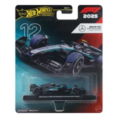 Hot Wheels Premium: Kimi Antonelli Mercedes #12 Formula 1 auto in miniatura 1/64 - Mattel