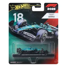 Hot Wheels Premium: Lance Stroll Aston Martin #18 Formula 1 macchina in miniatura 1/64 - Mattel