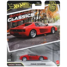 Hot Wheels Premium: Tour Cool Ferrari Testarossa macchina in miniatura 1/64 - Mattel